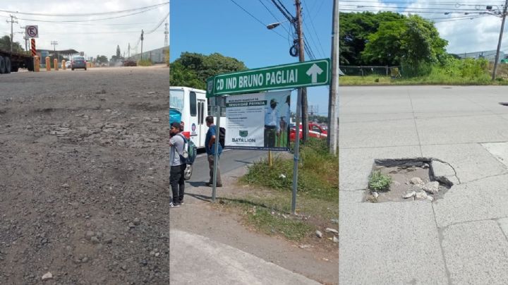 Ciudad Industrial: Baches, falta de servicios y olvido en Veracruz