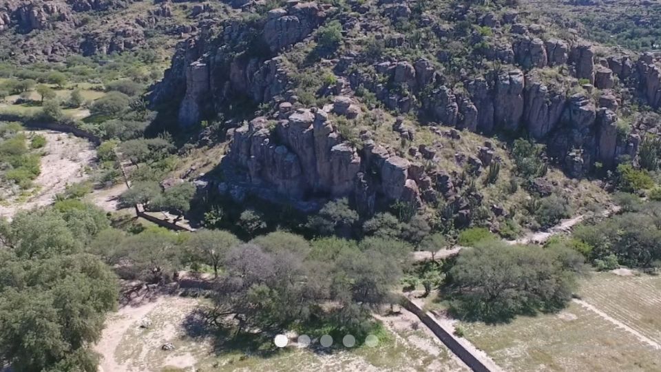 La Zona Arqueológica Arrollo Seco, en Victoria.