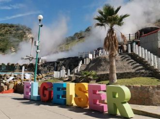 Evacúan balneario El Géiser en Hidalgo tras sismo