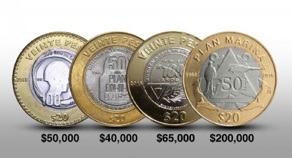 4 inusuales monedas que se cotizan en más de 400 mil pesos