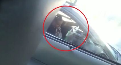 VIDEO: sujeto golpea a un niño al interior de un vehículo en Chihuahua