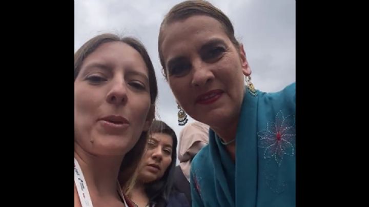 VIDEO: La respuesta viral de Beatriz Gutiérrez a una activista por el Tren Maya