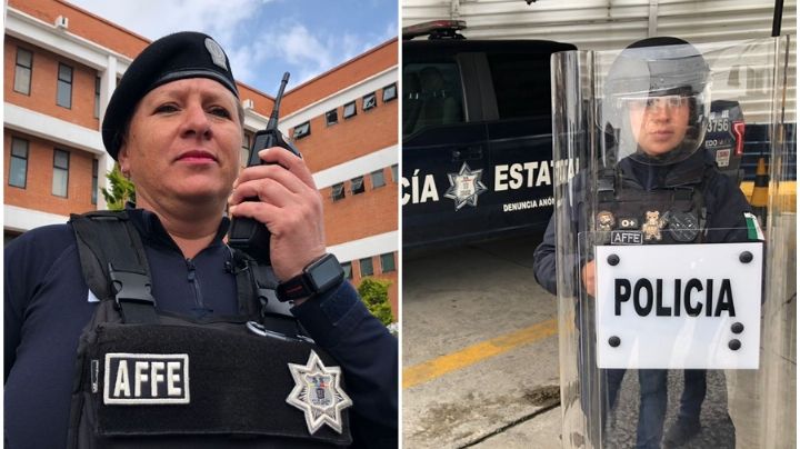 "Las jefas", las policías que acompañan las marchas feministas en el Edomex