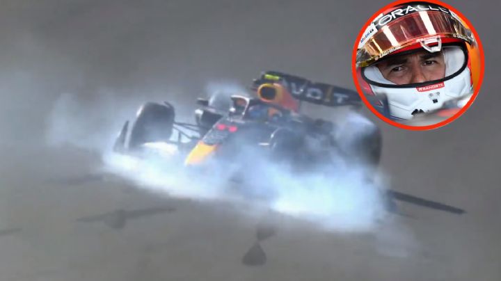 Así fue el peligroso "trompo" de Checo Pérez; saldrá quinto en GP de Países Bajos