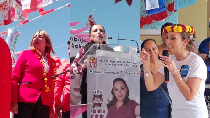 Tres mujeres se disputan el Sindicato de Salud de Hidalgo, cierran campañas