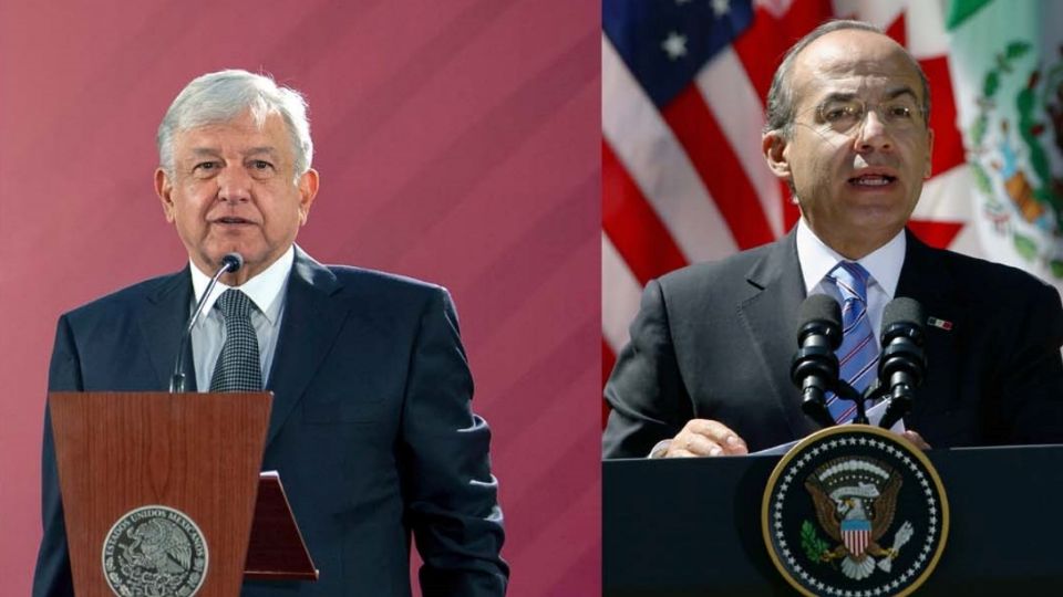 Felipe Calderón hizo a un lado las diferencia con el presidente López Obrador