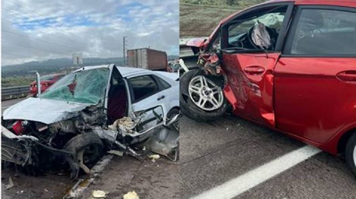 Hombre muere en choque de la México-Tuxpan; su esposa resulta lesionada