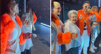 Abuela perrea junto a Daddy Yankee en su concierto