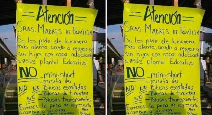 Escuela pide recoger a sus hijos “con ropa adecuada”; mujeres acusan de machismo