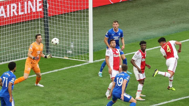 Así fue el gol de Edson Álvarez en la Champions League