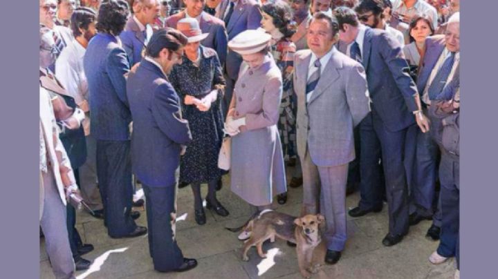 La foto prohibida de la visita de la reina Isabel a Guanajuato