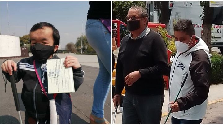 Discapacidad visual: Rodrigo y Braulio luchan por la inclusión, en medio de la adversidad