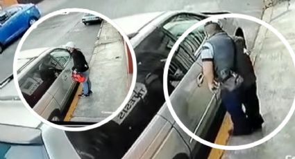 VIDEO: Captan a ladrones robando auto en El Dique en Xalapa