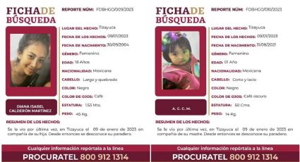 Buscan a Diana y a su hija de 3 años; fueron vistas por última vez en Tizayuca