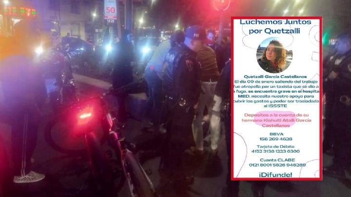 Inician colecta para apoyar a familia de Quetzalli, una joven ciclista atropellada