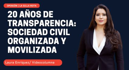 20 años de transparencia: sociedad civil organizada y movilizada