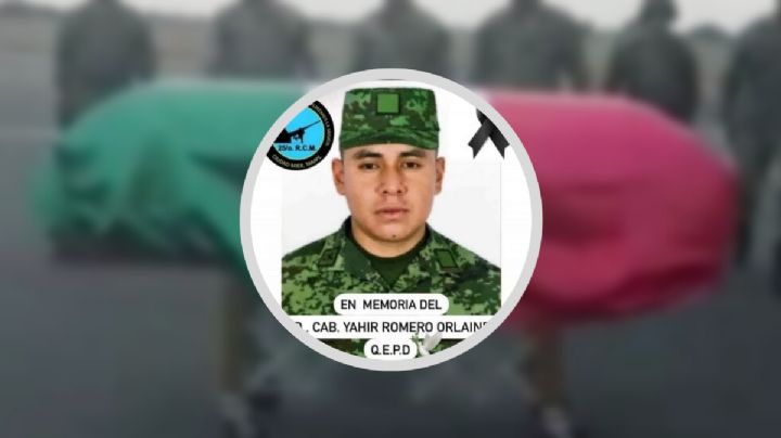 Sepultan a Yahir, soldado de Mina que murió tras enfrentamiento en Tamaulipas