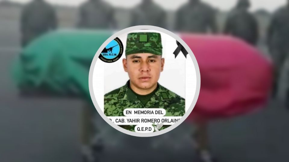 El soldado murió tras enfrentamiento en Tamaulipas.