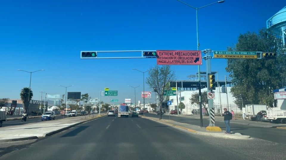 También se modificará la circulación para acceso y salida a la zona de Rivera de la Presa.