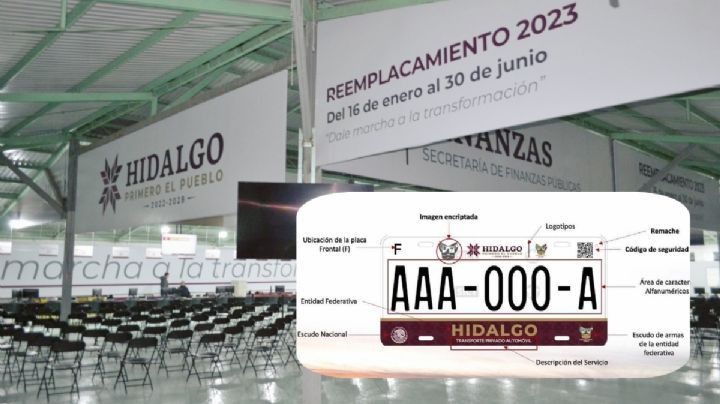 El lunes abren centros de Reemplacamiento Hidalgo 2023, ¿dónde hay?