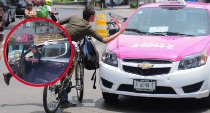 Exhiben a nuevo "Lord" en CDMX; intimida e insulta a ciclista y huye