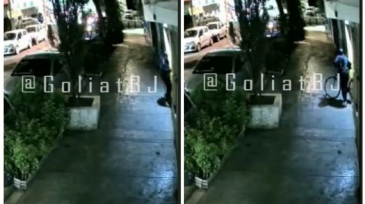 VIDEO: Mujer se roba bicicleta en la Narvarte, pero la cachan in fraganti