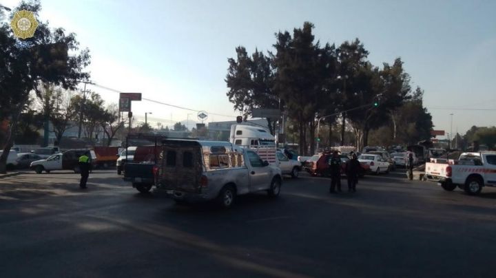 Registran bloqueos en Insurgentes y Canal Río Churubusco por manifestantes en la CDMX