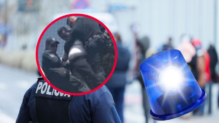 Hombre intenta arrojarse desde un puente vehicular sobre la México-Pachuca