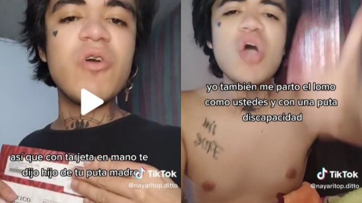 VIDEO: Yo también me parto el lomo: Joven genera polémica por recibir pensión Bienestar