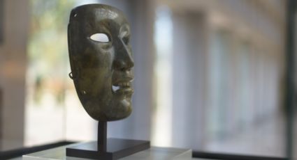 Esta máscara olmeca fue repatriada de EU para un museo de Xalapa