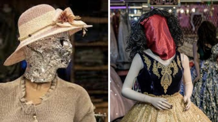 ¿Por qué los maniquíes de mujeres tienen los rostros cubiertos en Kabul?