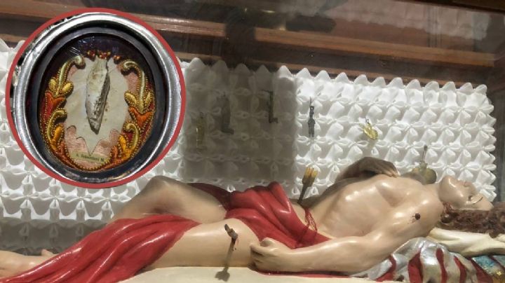 Un pedazo de hueso de San Sebastián mártir está guardado en León como tesoro