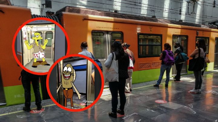 VIDEO TIKTOK: Aparecen personajes de caricaturas en el Metro de la CDMX