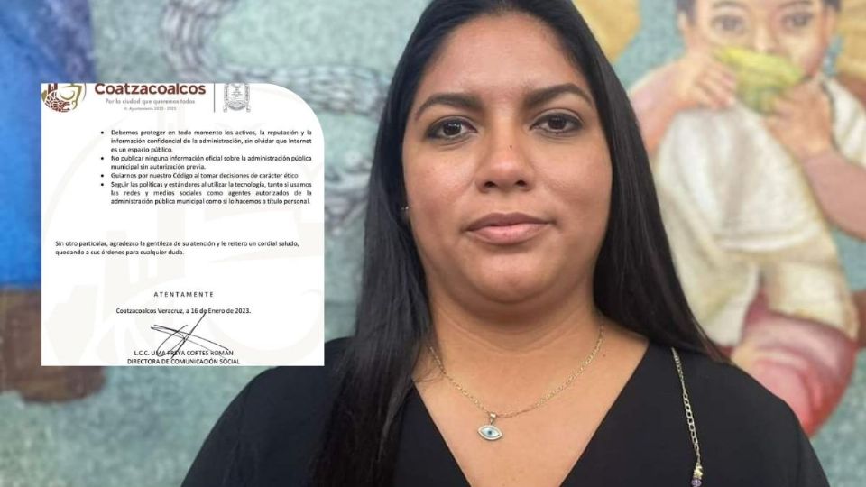 Firma documento en el que prohíbe a funcionarios dar declaraciones.