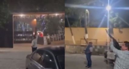 VIDEO: Funcionario celebra año nuevo con disparos de "Cuerno de Chivo"; lo cesan