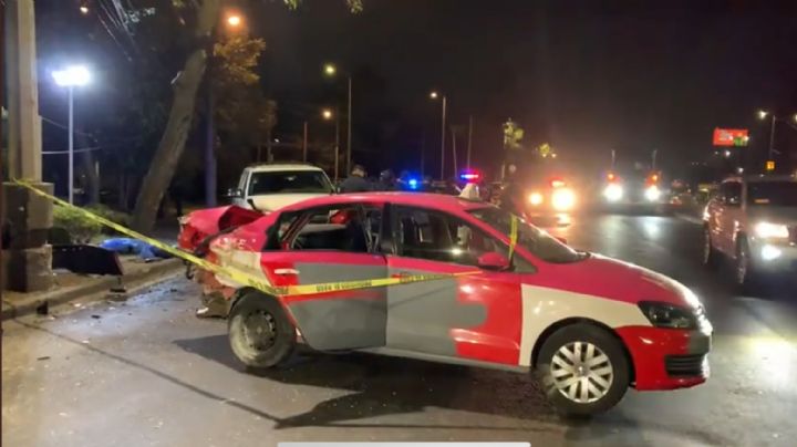 VIDEO: Pasajero de taxi muere mientras pagaba; conductor ebrio lo embistió en Constituyentes