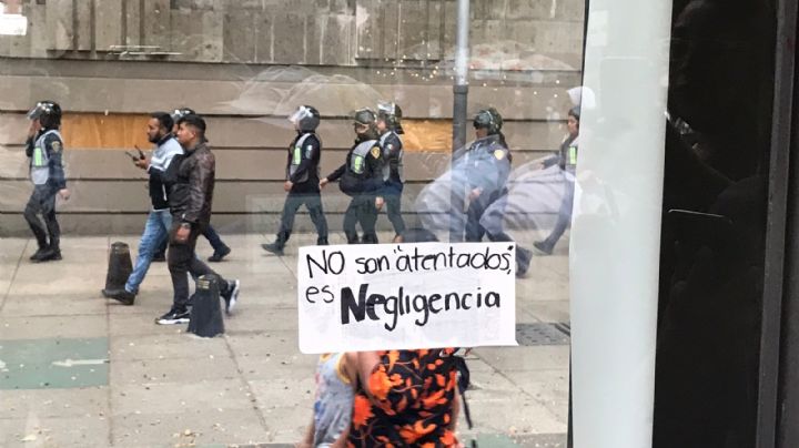 Exigen justicia para Yaretzi en Marcha contra Guardia Nacional en el Metro de CDMX