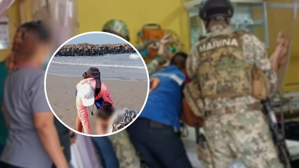 Se trató de dos niñas originarias de Iztapalapa que entraron al mar y el oleaje las arrastró.