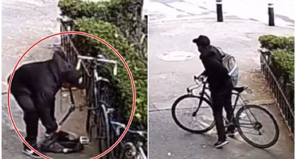 VIDEO: Así es como roban bicicleta en la Cuauhtemoc