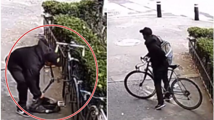 VIDEO: Así es como roban bicicleta en la Cuauhtemoc