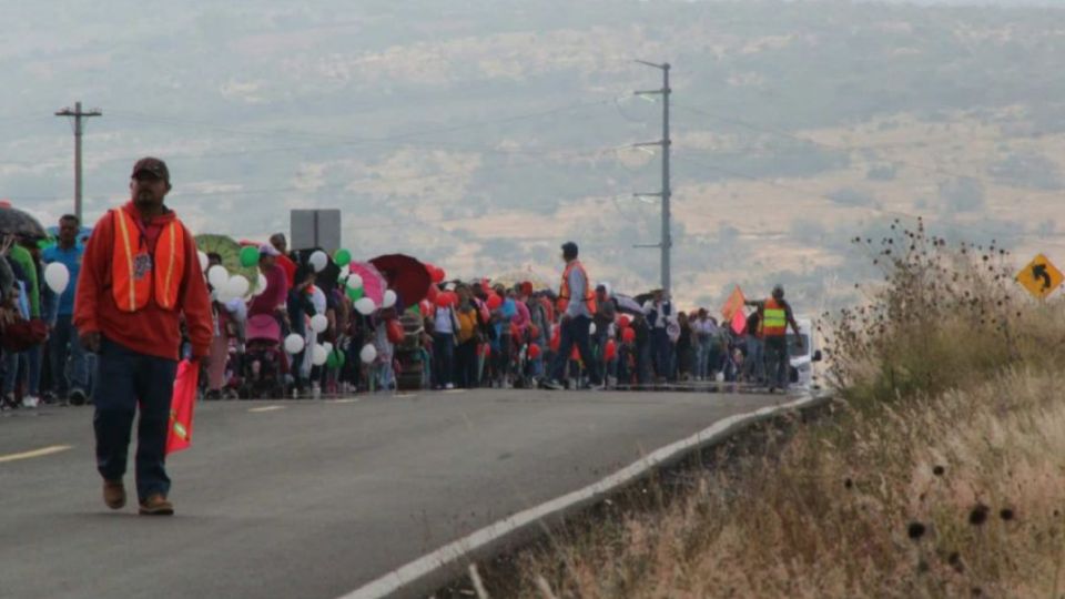 Protección Civil informó que pasarón por León casi 100 mil peregrinos hacia San Juan de los Lagos.