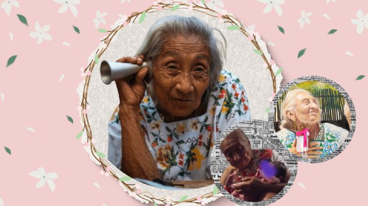 Inmortalizan la imagen de la última partera maya; le hicieron un mural