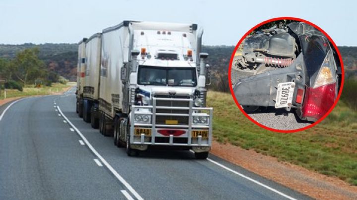 Muere joven mujer al ser arrollada con su motoneta por un tráiler en Tultitlán