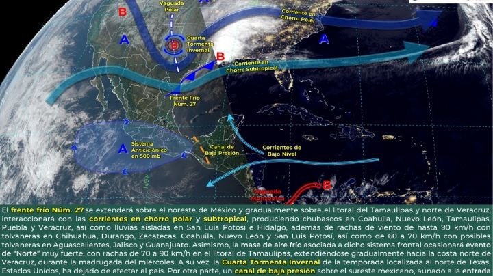 ¿Frío o lluvia? Este es el pronóstico del clima para el miércoles 25 de enero