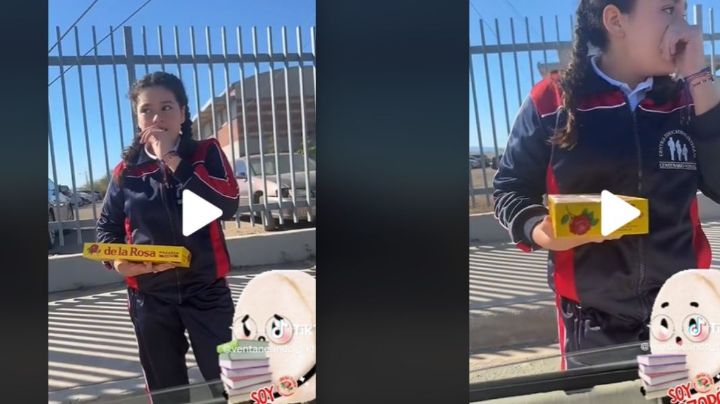 VIDEO: No quiere estudiar y la mandan a vender mazapanes