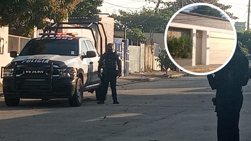 Esta mañana de miércoles balearon la fachada de una casa en una colonia de Coatzacoalcos