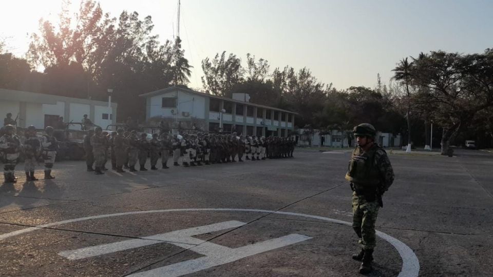 Personal militar reforzó la seguridad en la zona conurbada Veracruz-Boca del Río.