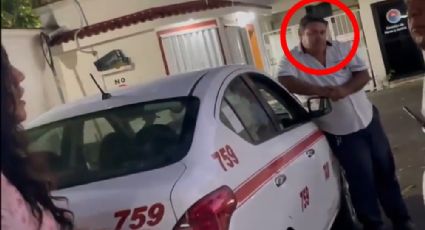 VIDEO: Taxista intenta besar y tocar a una turista; lo suspenden seis meses