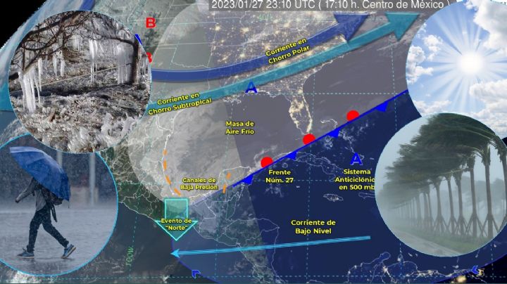 Frío, calor, lluvia y viento. Así estará el clima este sábado 28 de enero