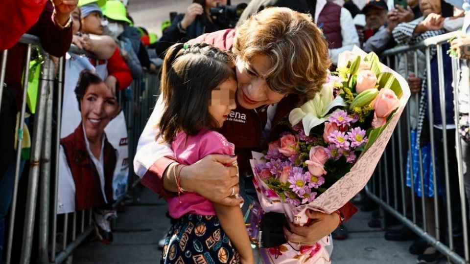 En su gira por Tlalnepantla, la maestra Delfina Gómez destacó que gracias a este sector de la población la Cuarta Transformación se ha fortalecido y se ha ido acrecentando